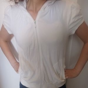 JUICY COUTURE Terry Cloth Short Sleeved Jacket